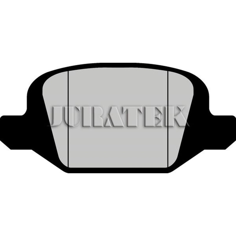 Juratek Rear Brake Pad Set fits Abarth 500 / 595 / 695 2008 on 1.4