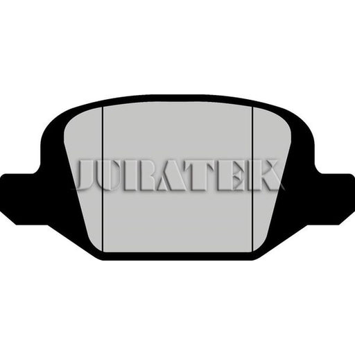Juratek Rear Brake Pad Set fits Abarth 500 / 595 / 695 2008 on 1.4