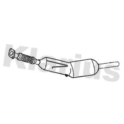 Klarius Diesel Particulate Filter T/A fits Dacia Duster 2010-2018 1.5