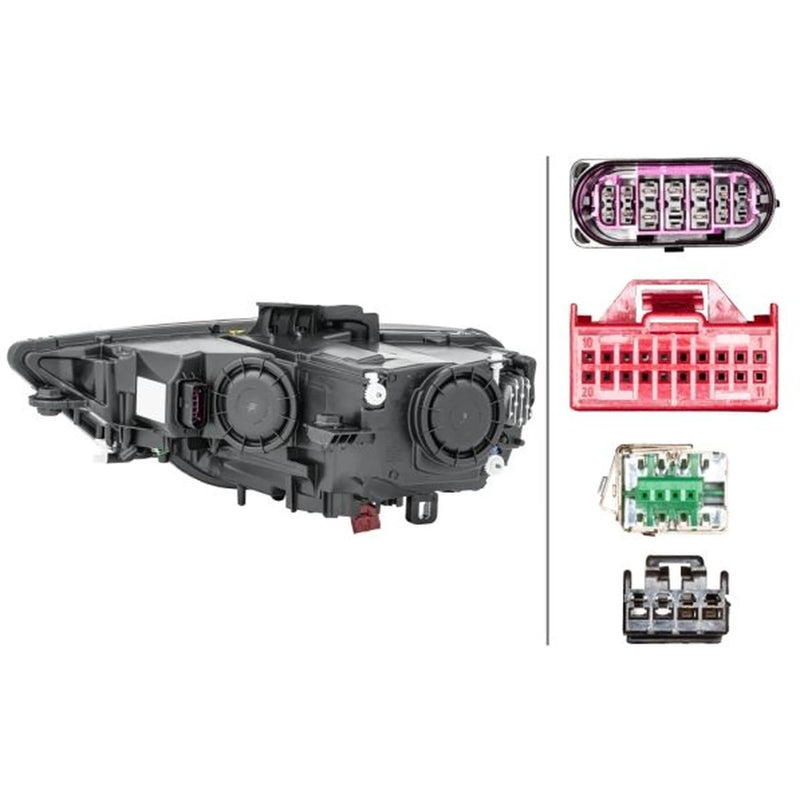 Hella Headlight Headlamp PSY24W Right fits Audi A3 2012-2020 1.2 1.4 1.6 1.8 2.0