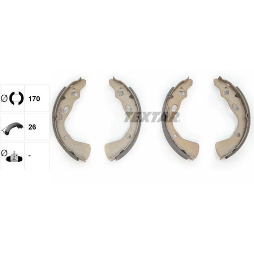 Textar Brake Shoe Set Axle Kit 91039700