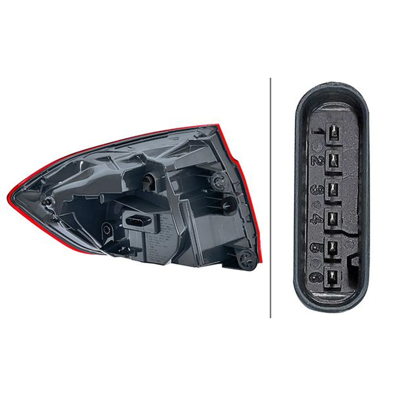 Hella Tail Light / Lamp LED Right fits BMW 3 2011-2018