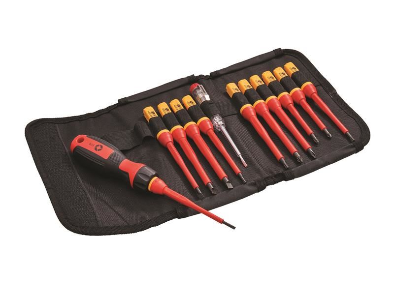 Faithfull Quick Change VDE Screwdriver Set, 13 Piece Faithfull - NN4 Online