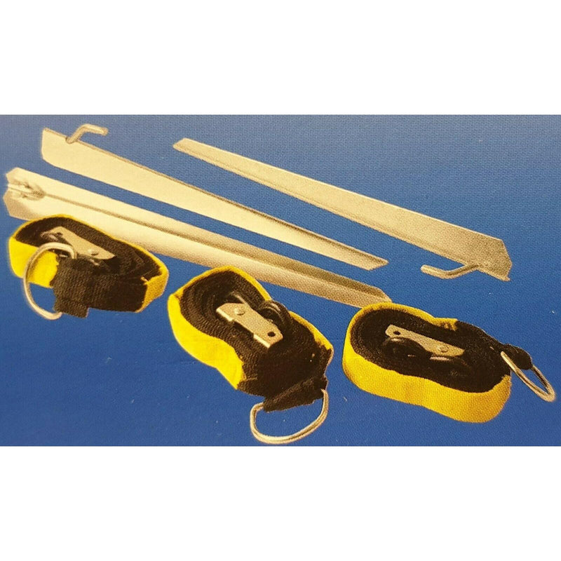 Awning Storm Tie Down Strap Kit - 3 x 3m Straps and Cam Buckles - Camping BG400 PLS  - Dynamic Drive