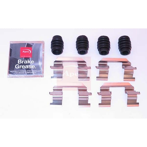Apec Brake Pad Accessory Fitting Kit Front fits Opel Karl 2015-2019 1.0