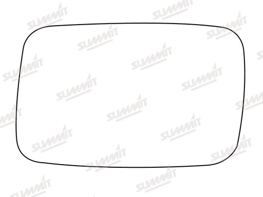 Summit Stick-On Standard Mirror Glass fits Ford Granada Scorpio 85 to 92 LHS Summit - Bars 4 Cars
