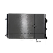 Mahle Low-Temperature Radiator fits VW Jetta IV 2011-2017 1.4
