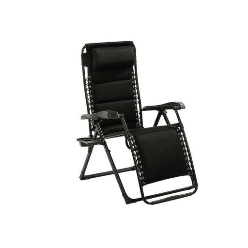 Travellife Barletta Chair Relax Black - Main Product Image | UK Camping and Leisure