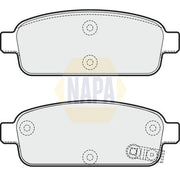 NAPA Rear Brake Pad Set fits Chevrolet Aveo 2013 on 1.4
