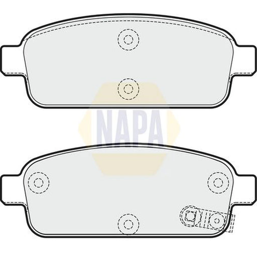 NAPA Rear Brake Pad Set NBP1816