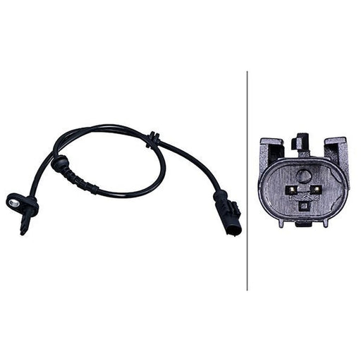 Hella ABS Wheel Speed Sensor Rear fits Fiat Grande Punto 2005-2015 1.2 1.3 1.4