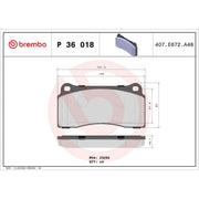 Brembo 4 x Front Brake Pad Set fits Daimler Daimler Xj 1997-2003 4.0
