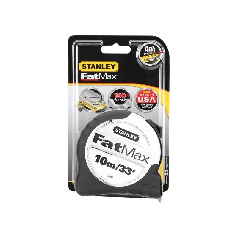 Stanley® Hand Tools FatMax® Pro Pocket Tape 10m/33ft (Width 32mm) STANLEY® Hand Tools - Dynamic Drive