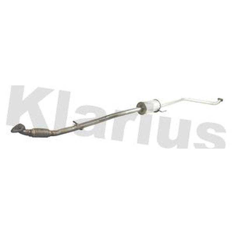 Klarius Box With Centre Pipe Centre fits Opel Karl 2015-2019 1.0