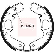 Apec Parking Brake Shoe Set fits Mitsubishi Shogun Sport I 1996-2003 2.5 3.0