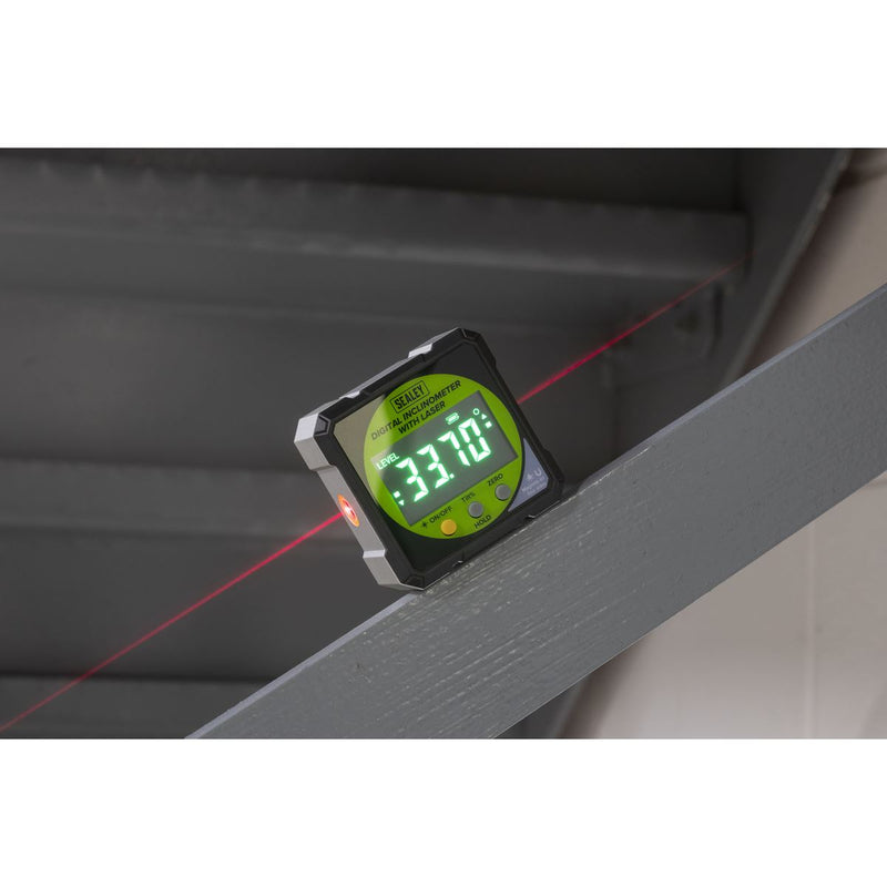 Sealey Inclinometer Digital with Laser AK9991 Sealey - Dynamic Drive