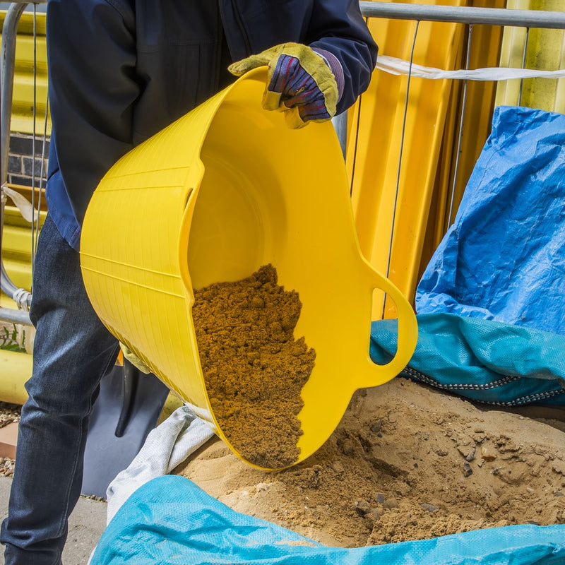 Sealey Heavy-Duty Flexi Tub 40L Yellow SFT40Y Sealey - Dynamic Drive