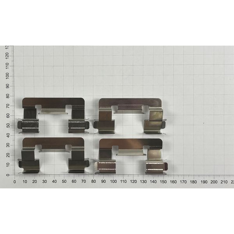 Abtex Brake Pad Accessory Fitting Kit Front fits Toyota Corolla 1997-2008