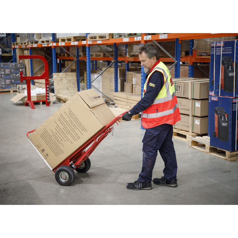 Sealey Sack Truck 3-in-1 with Pneumatic Tyres 250kg Capacity CST989 Sealey - Dynamic Drive