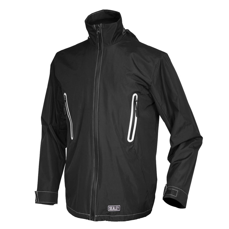 Sealey 5V Heated Rain Jacket with Power Bank 20Ah - Medium HJ06KIT Sealey - Dynamic Drive