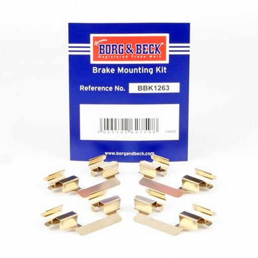 Borg & Beck Brake Pad Accessory Fitting Kit Front BBK1263