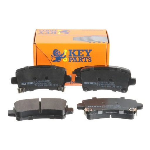 Key Parts 4 x Rear Brake Pad Set fits Chevrolet Malibu 2012 on 2.0 2.4