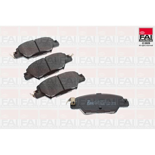 FAI Rear Brake Pad Set fits Abarth 124 Spider 2016 on 1.4