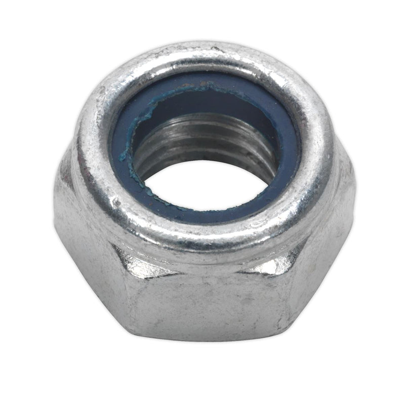Sealey Nylon Lock Nut M14 Zinc DIN 982 Pack of 25 NLN14 Sealey  - Dynamic Drive