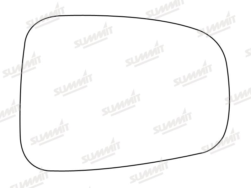 Summit Stick-On Standard Mirror Glass fits Citroen C8, Fiat Ulysee, Lancia Phedra Peugeot 807 RHS Summit - Bars 4 Cars