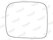 Summit Stick-On Standard Mirror Glass fits Isuzu Trooper 92 to 05 LHS Summit - Bars 4 Cars