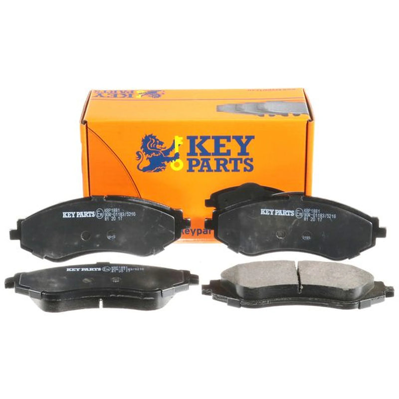 Key Parts Front Brake Pad Set fits Chevrolet Lacetti 2003-2013 1.4 1.6 1.8 2.0