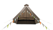 Easy Camp Vaulen Tipi Tent Dark Sand 7 Person Easy Camp - Dynamic Drive