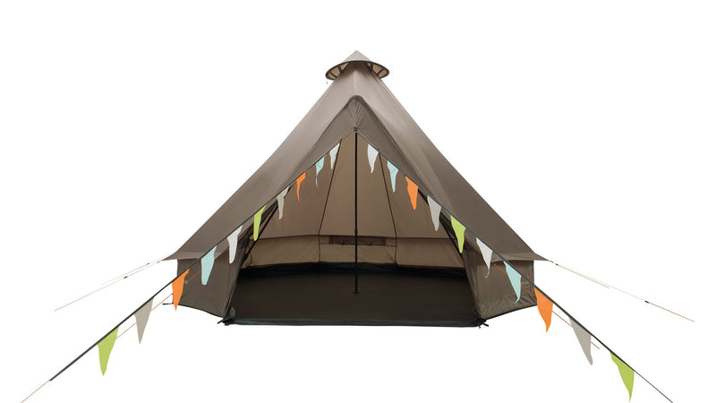 Easy Camp Vaulen Tipi Tent Dark Sand 7 Person Easy Camp - Dynamic Drive