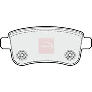 Apec Rear Brake Pad Set fits Renault Fluence 2010 on 1.5 1.6 2.0