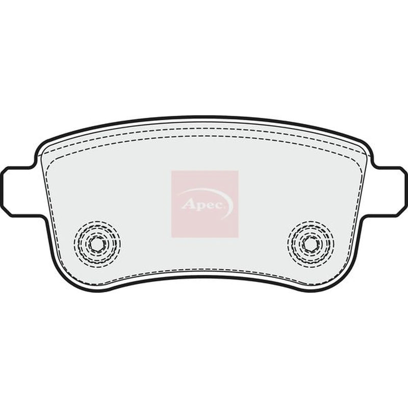 Apec Rear Brake Pad Set PAD1689