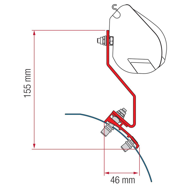 Fiamma Kit for VW Caddy Maxi Lift Roof: Enjoy More Headroom and Shade Fiamma - Dynamic Drive