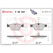 Brembo Front Brake Internally Vented Discs & Pads fits BMW 5 2003-2010