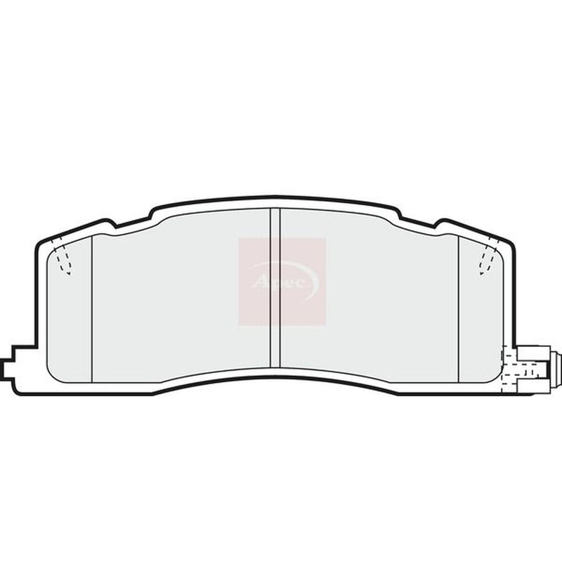 Apec Rear Brake Pad Set fits Toyota Estima Emina / Lucida 1990-1999 2.2 2.4