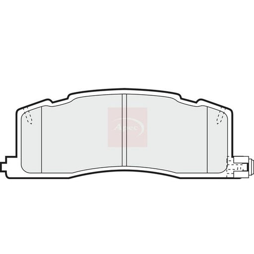Apec Rear Brake Pad Set fits Toyota Estima Emina / Lucida 1990-1999 2.2 2.4