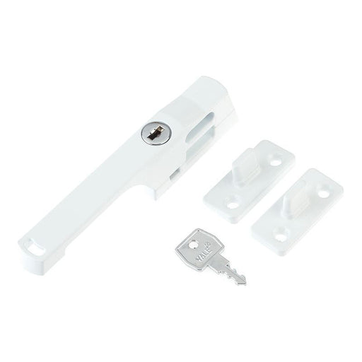 Yale Locks P115WE Lockable Window Handle White Finish Yale Locks - Dynamic Drive