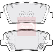 Apec Rear Brake Pad Set PAD2092