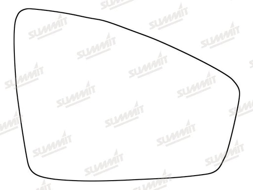 Summit Heated Base Plate With Standard Mirror Glass fits VW Tiguan 16 on RHS Summit - Bars 4 Cars