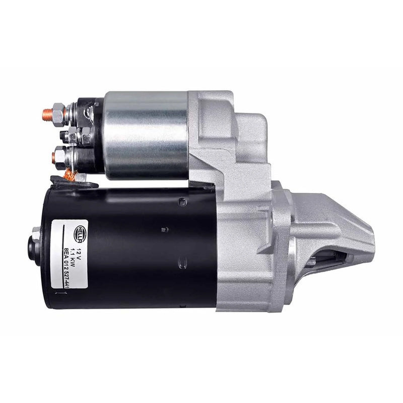 Hella Starter Motor 12V 1.1kW 9 Teeth fits Fiat Stilo 2005-2006 1.6