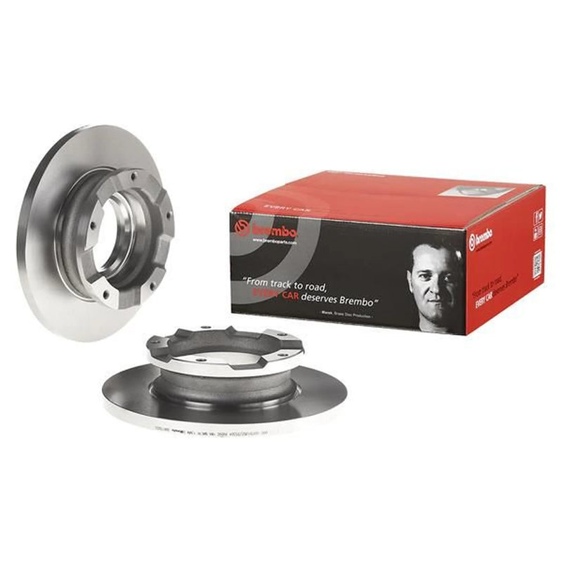 Brembo 2 x Solid Rear Brake Discs 08.A730.20-x2