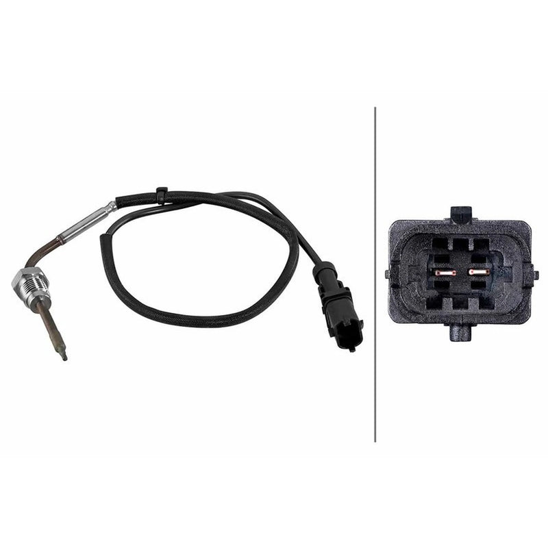 Hella Exhaust Gas Temperature Sensor before soot particula fits Fiat Doblo Cargo