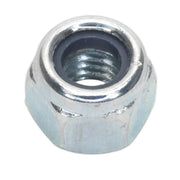 Sealey Nylon Lock Nut M6 Zinc DIN 982 Pack of 100 NLN6 Sealey  - Dynamic Drive