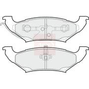 Apec Rear Brake Discs & Pads fits Chrysler Tacuma 1995-2001 2.0 2.4 2.5 3.0 3.3