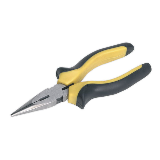 Sealey Long Nose Pliers Comfort Grip 150mm S0811 Siegen by Sealey - Dynamic Drive