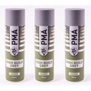 3x High Build Primer - 500ml Spray On Paint - Autotek Grey Aerosol High Coverage PMA - Dynamic Drive