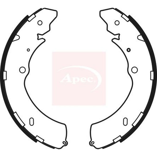 Apec Brake Shoe Set Axle Kit fits Isuzu D-Max I Platform/Chassis 2007-2012 3.0